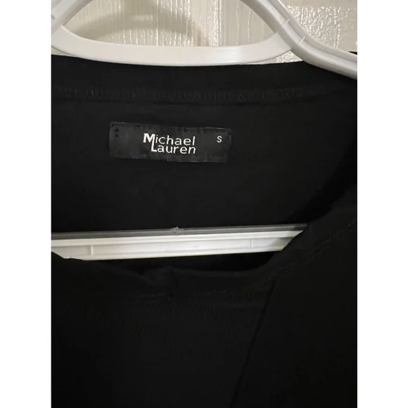 🔵 20) REVOLVE Sleeveless dress with Deep V mesh Michael Lauren NWT size small - Picture 5 of 8